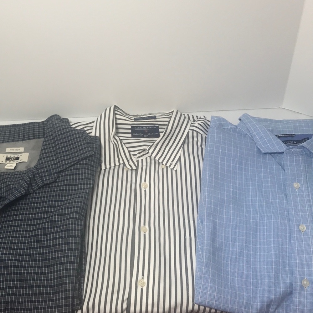 Bundle of men’s long sleeves dress shirts